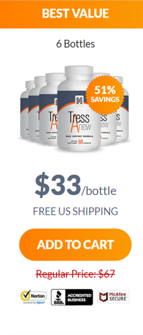 tressanew hair supplement 6 bottles